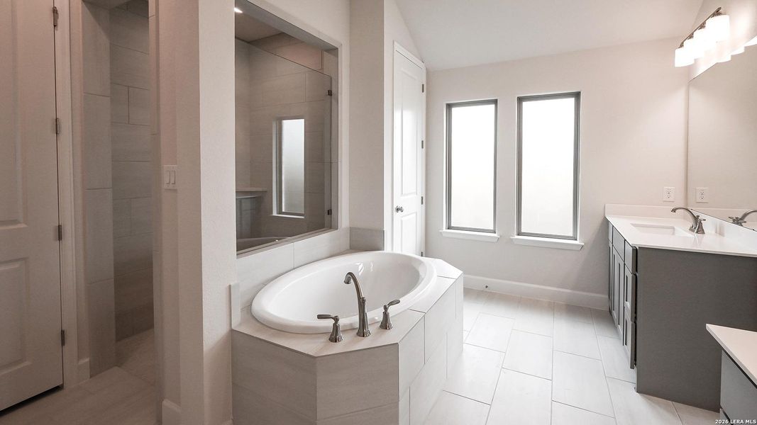 Furnished interior view inside a new home in The Parklands, Schertz (Image 15).