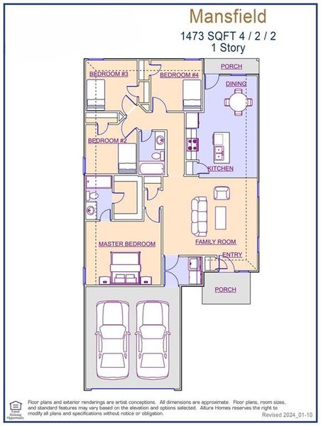 Mansfield Floor Plan - Representative(DEF) SC
