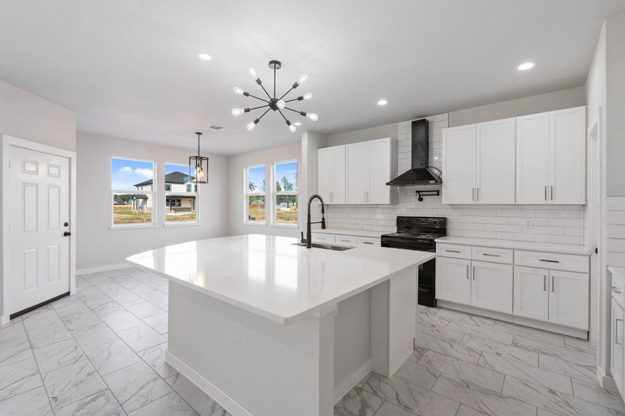Furnished interior view inside a new home in , Conroe (Image 6).
