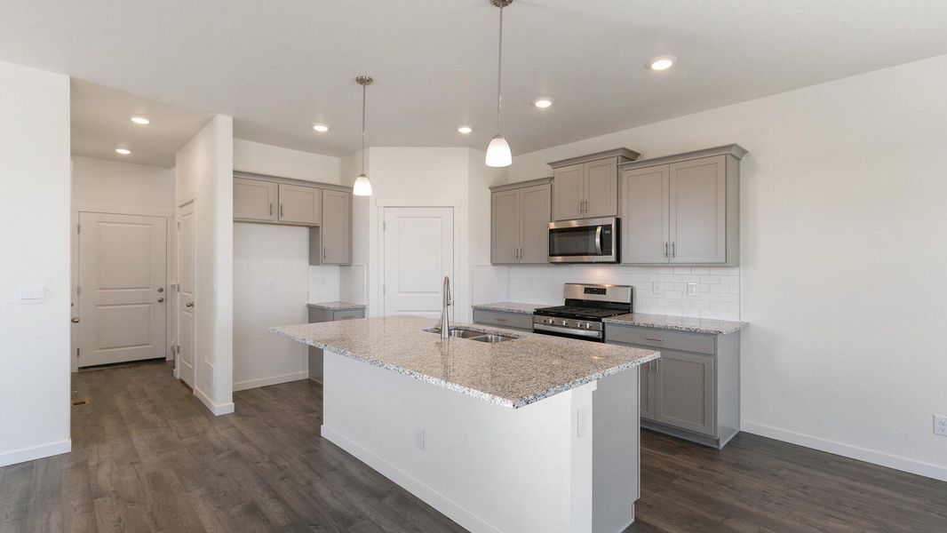 Representative furnished interior of a home built from the Sparrow by D.R. Horton in The Ridge at Lorson Ranch, Colorado Springs (Image 5). Representative furnished interior of a home built from the Sparrow by D.R. Horton in The Ridge at Lorson Ranch, Colorado Springs (Image 5).