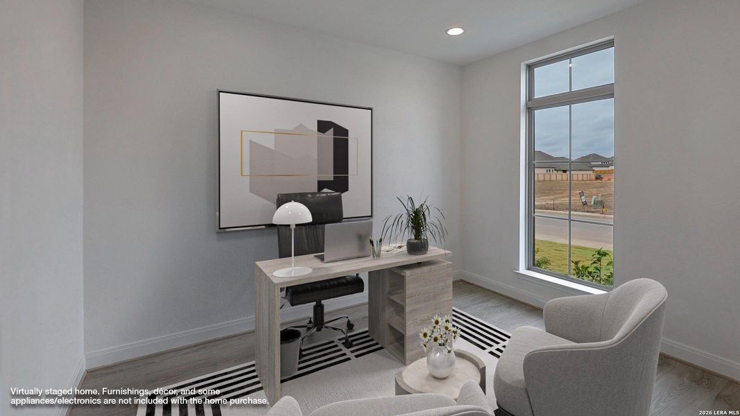 Furnished interior view inside a new home in Kallison Ranch, San Antonio (Image 13).