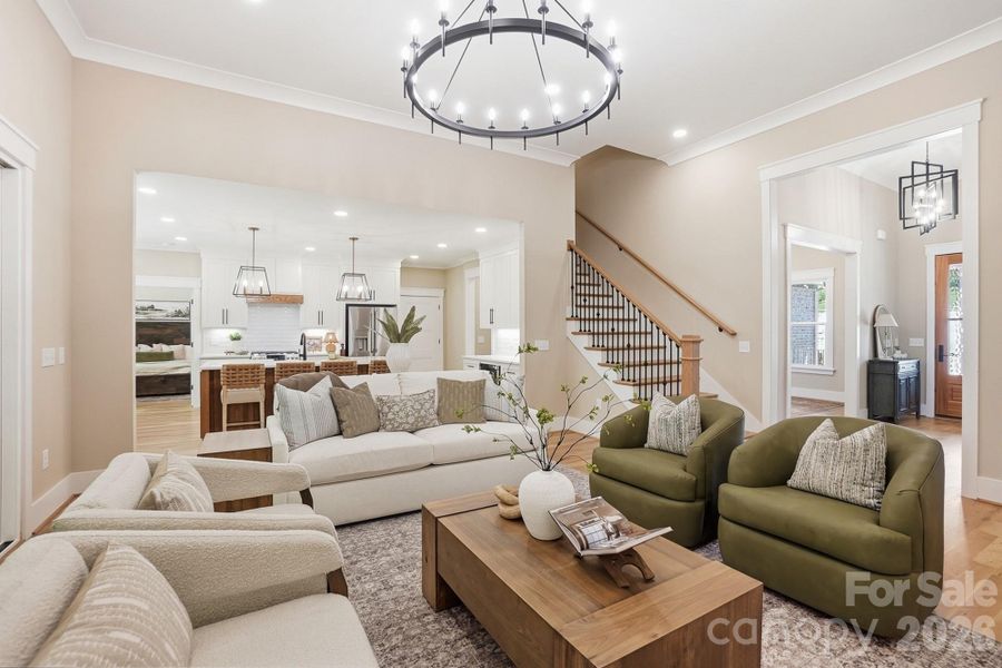 Furnished interior view inside a new home in , Marshville (Image 8).