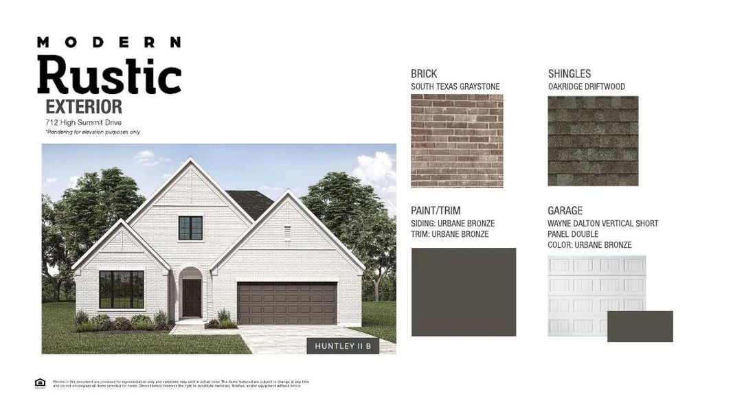 Huntley II B selection sheet