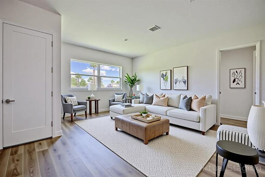Furnished interior view inside a new home in , Sebring (Image 7).