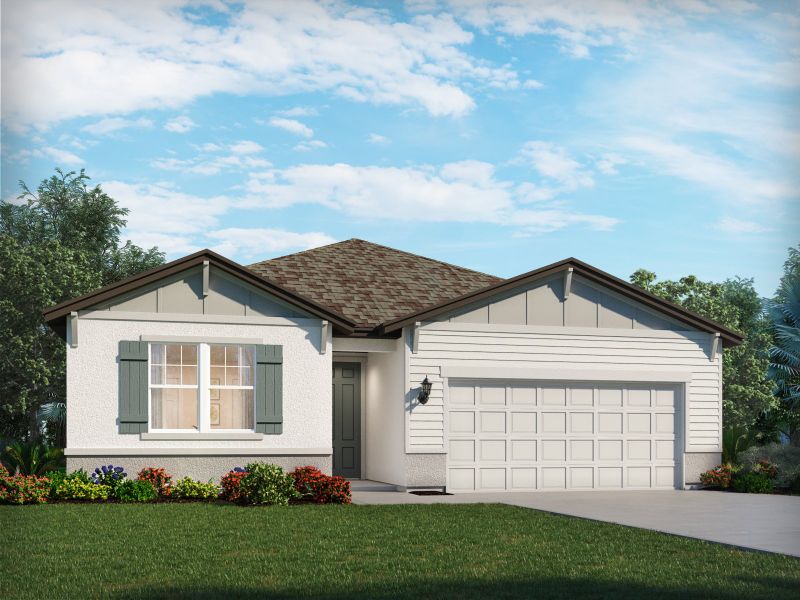 Representative exterior photo of a completed home built from the Modena by Meritage Homes in Coasterra - Reserve Series, Palmetto, FL (Image 2).