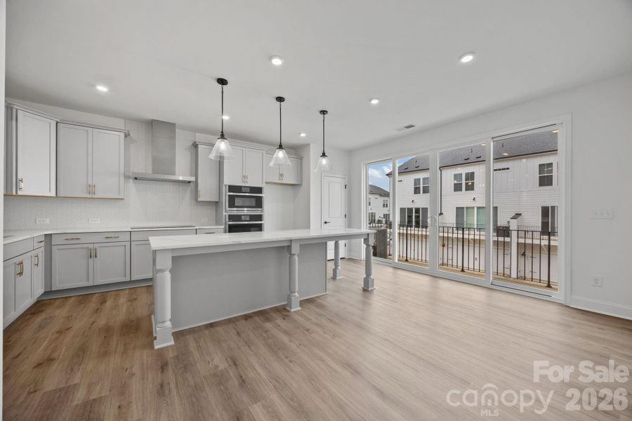 Furnished interior view inside a new home in River District Townhomes, Charlotte (Image 8).