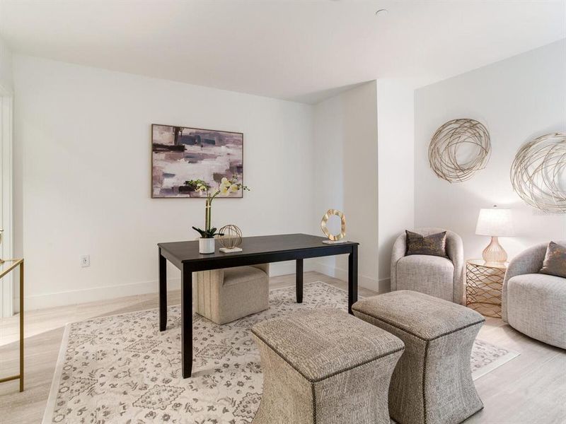 Furnished interior view inside a new home in , Tampa (Image 50).