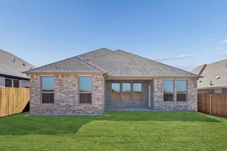 Exterior details and patio area of a home in Freeman Farms, Kaufman (Image 4). Exterior details and patio area of a home in Freeman Farms, Kaufman (Image 4).