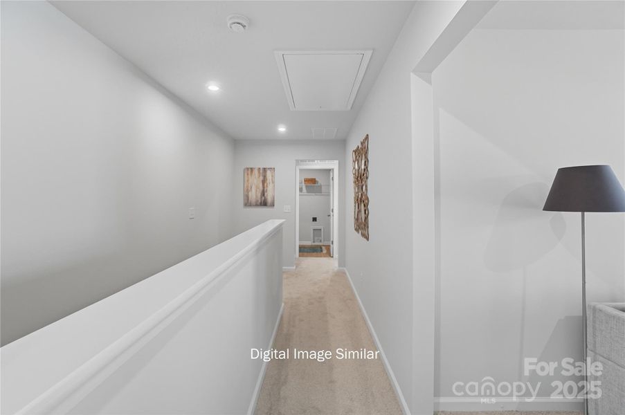 Furnished interior view inside a new home in Bailey Run, Charlotte (Image 11).