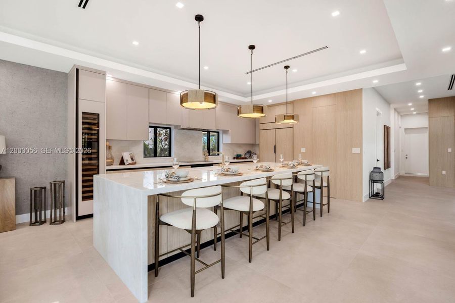 Furnished interior view inside a new home in , Biscayne Park (Image 19).