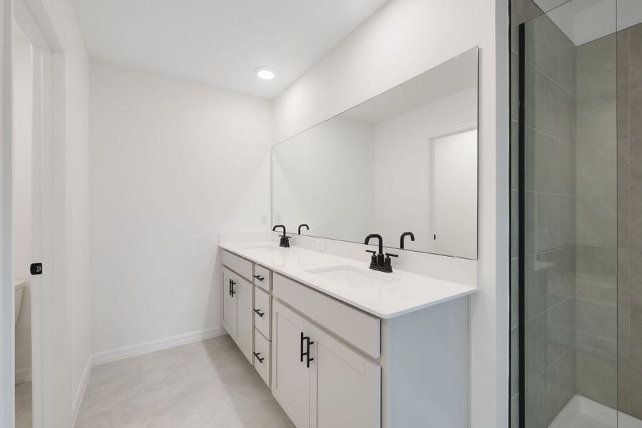 Furnished interior view inside a new home in Towns at Riverwalk, Sanford (Image 11).