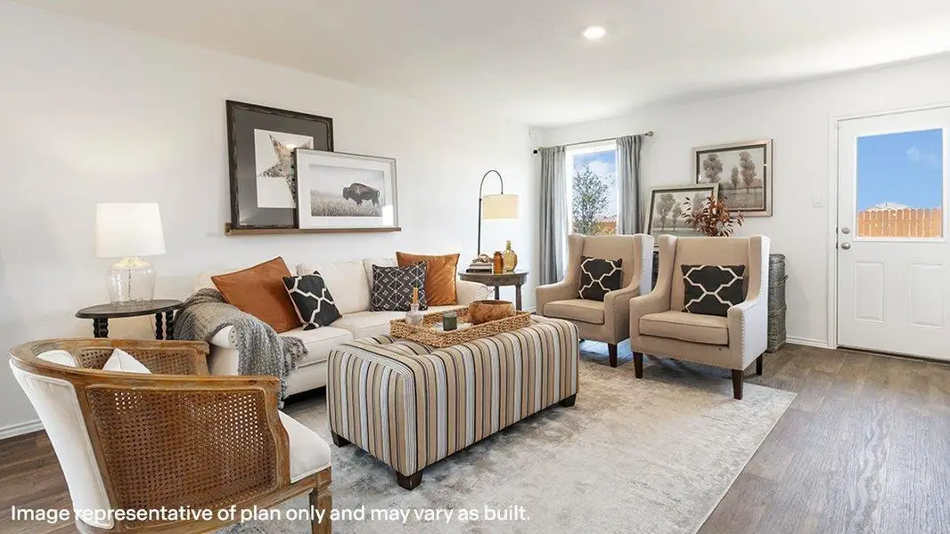 Furnished interior view inside a new home in Cornerstone, Rockdale (Image 22).