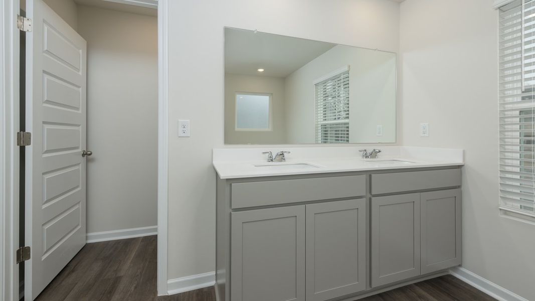 Furnished interior view inside a new home in Brooks Station, Dacula (Image 8).