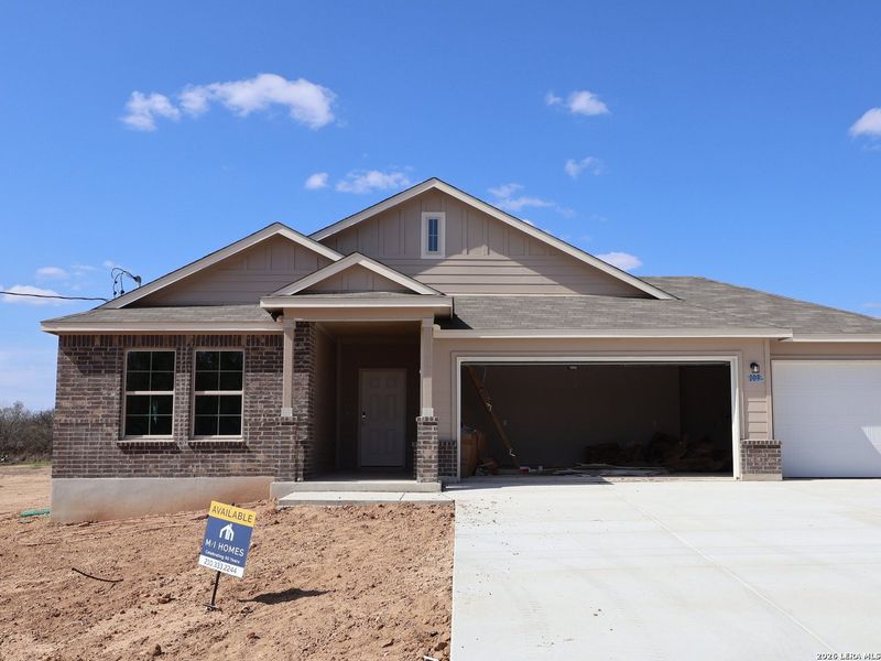 In-progress construction of a new home in Chaparral Ranch, Floresville, TX (Image 29).