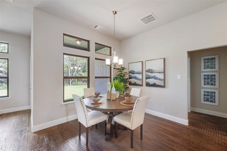 Furnished interior view inside a new home in , Royse City (Image 6).