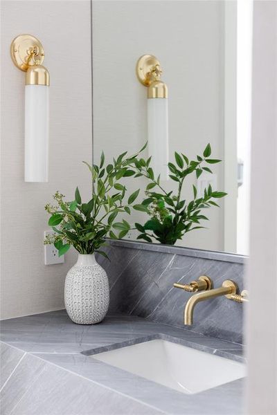 Close-up of interior finishes inside a home in , Dallas (Image 19).