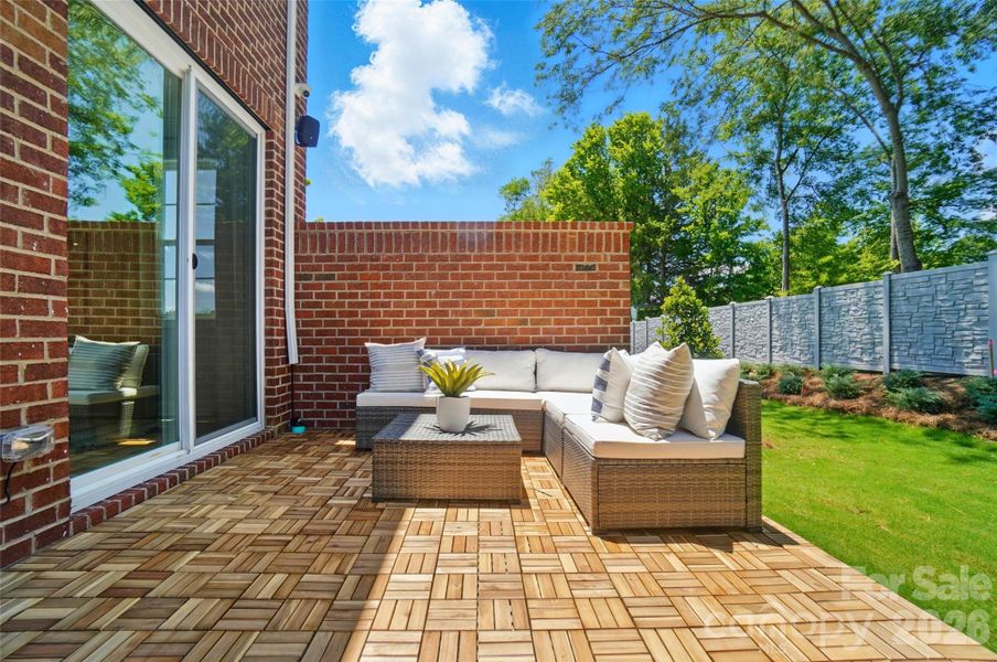 Representation only of patio