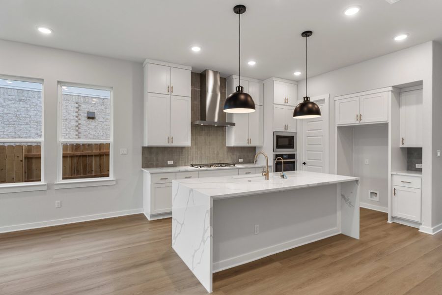 Furnished interior view inside a new home in Lariat, Liberty Hill (Image 13).