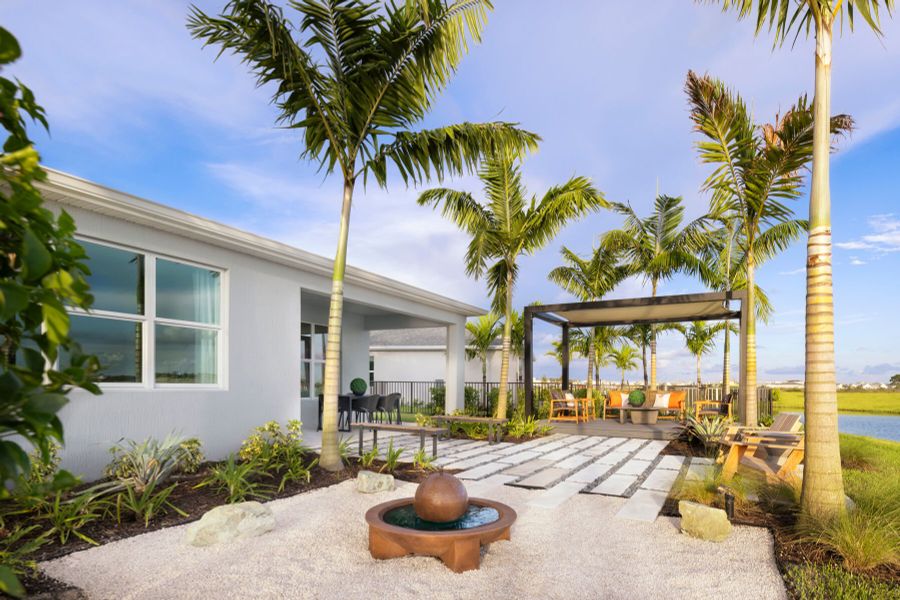 Representative exterior details of a home built from the Briar by Mattamy Homes in Tradition, Port St. Lucie (Image 3).