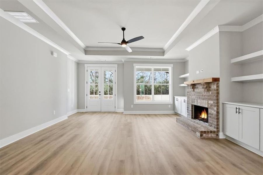 Spacious, unfurnished interior of a new home in , Statham (Image 59).