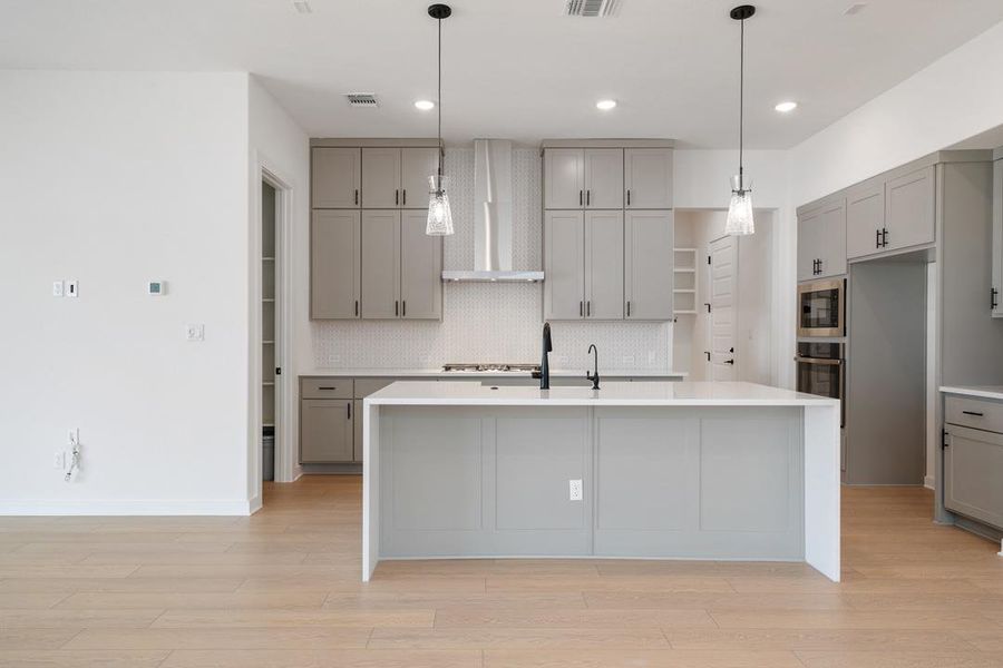 Furnished interior view inside a new home in Lariat, Liberty Hill (Image 12).