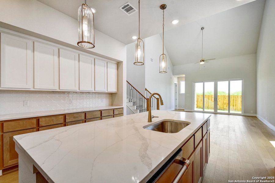 Furnished interior view inside a new home in Homestead, Schertz (Image 12).
