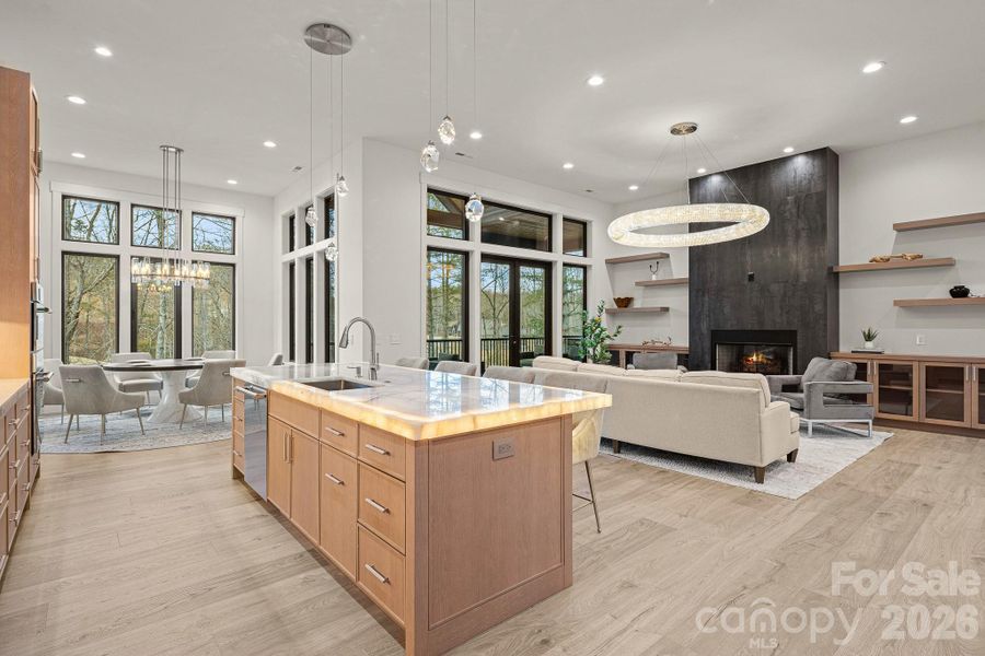 Furnished interior view inside a new home in , Horse Shoe (Image 8).