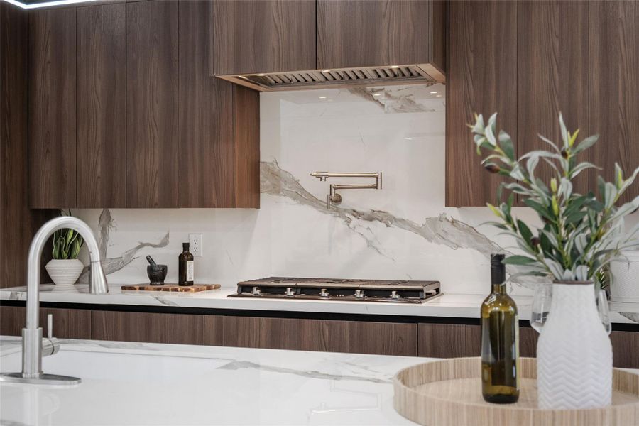 Close-up of interior finishes inside a home in , Lago Vista (Image 20).