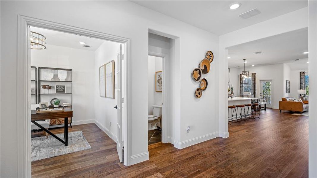 Beazer Homes Whitewing Trails Cascade Floorplan. This is not a photo of the actual home, but is a photo of the Cascade floorplan.