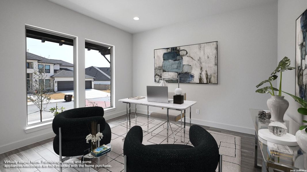 Furnished interior view inside a new home in Kinder Ranch, San Antonio (Image 6).