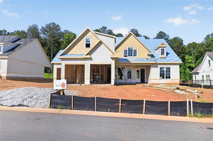 In-progress construction of a new home in , Statham, GA (Image 5).