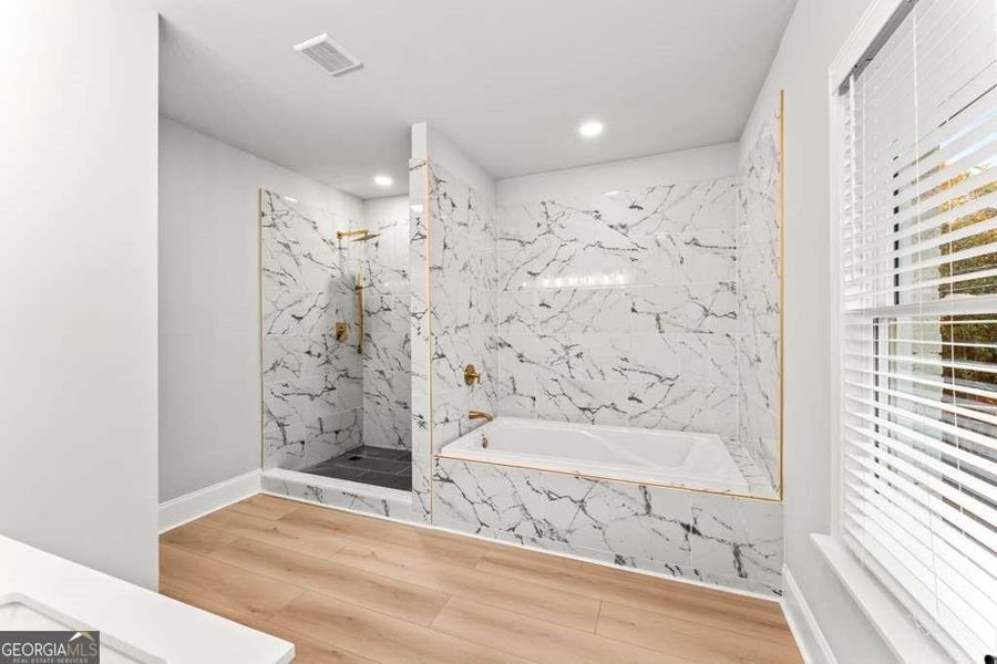 Furnished interior view inside a new home in , Atlanta (Image 7).