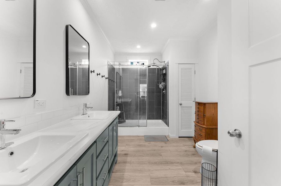 Furnished interior view inside a new home in , Cross (Image 21). Furnished interior view inside a new home in , Cross (Image 21).