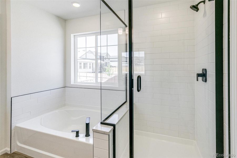 Furnished interior view inside a new home in Terrain Oak Valley, Castle Rock (Image 8).