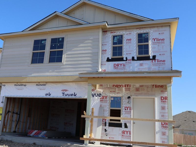 In-progress construction of a new home in Paloma Park, Converse, TX (Image 43).