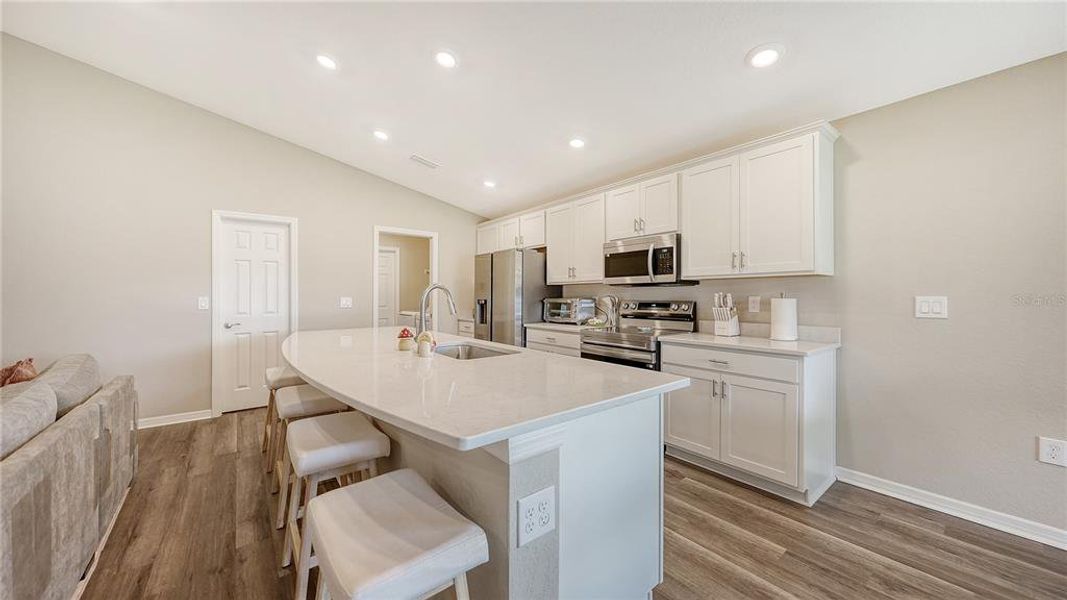 Furnished interior view inside a new home in , Palmetto (Image 9).