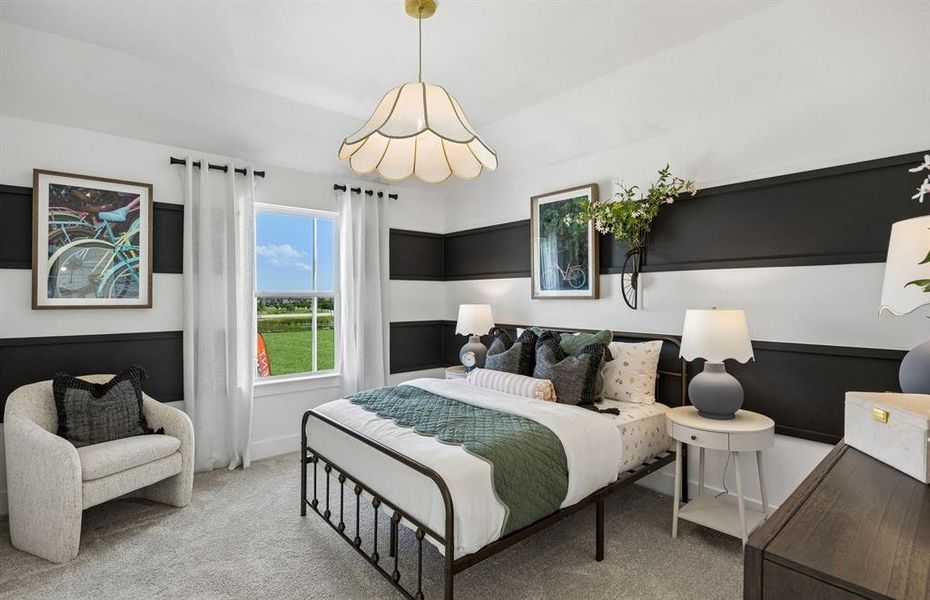 *Model Representation - Spacious secondary bedroom