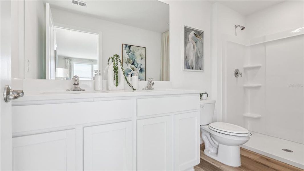 Furnished interior view inside a new home in The Towns at Laurel Commons, Ocala (Image 13).