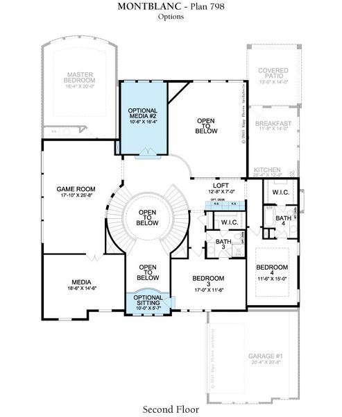 2D floor plan layout for the Montblanc by Landon Homes in Lexington Frisco, Frisco, TX (Image 13). 2D floor plan layout for the Montblanc by Landon Homes in Lexington Frisco, Frisco, TX (Image 13).