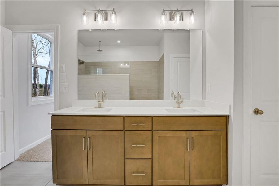 Furnished interior view inside a new home in Acacia, Cumming (Image 12).