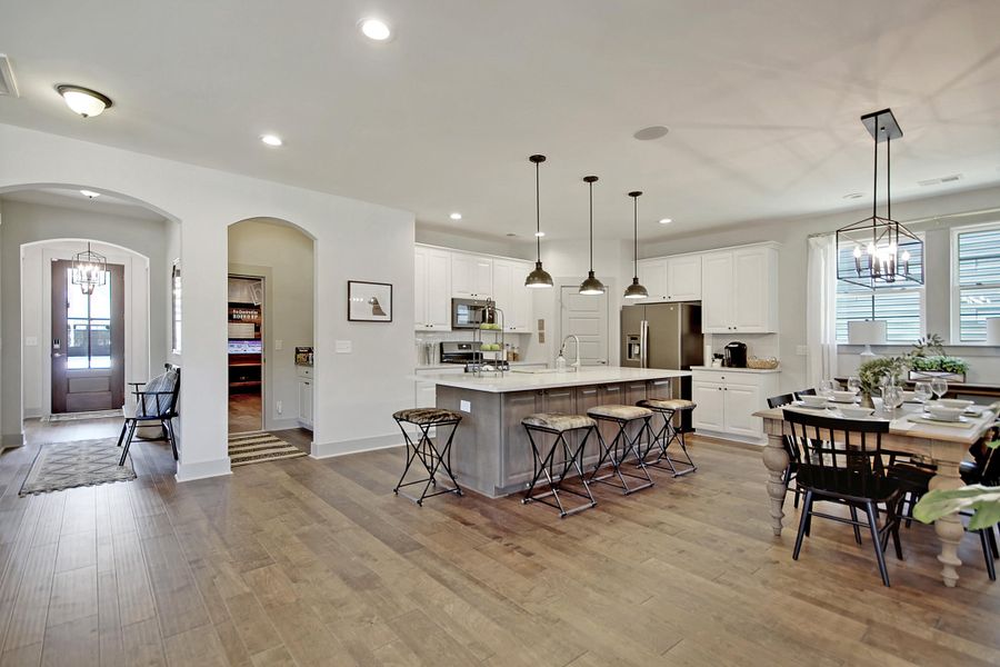 Furnished interior view inside a new home in Creek Pointe, Moncks Corner (Image 27). Furnished interior view inside a new home in Creek Pointe, Moncks Corner (Image 27).