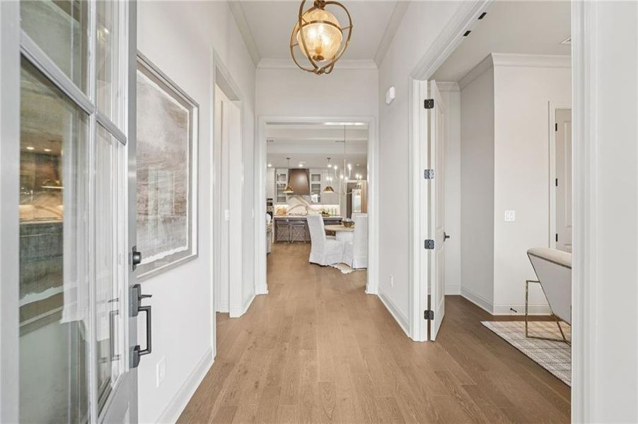 Furnished interior view inside a new home in Promenade at Sawnee Village, Cumming (Image 5).