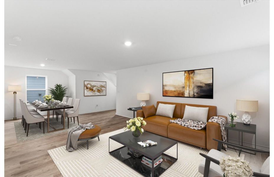 Representative furnished interior of a home built from the Coolidge by Centex in Horizon Ridge, San Antonio (Image 10). Representative furnished interior of a home built from the Coolidge by Centex in Horizon Ridge, San Antonio (Image 10).