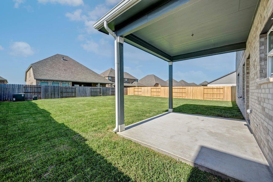 The McGinnis- Rear Covered Patio The McGinnis- Rear Covered Patio