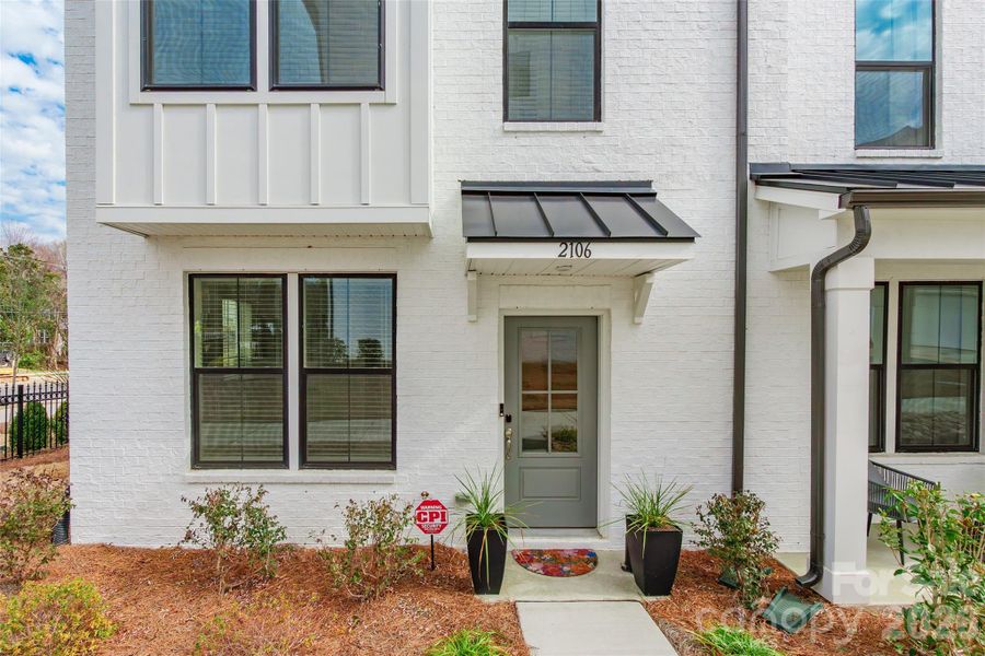 Exterior details and patio area of a home in , Charlotte (Image 1). Exterior details and patio area of a home in , Charlotte (Image 1).