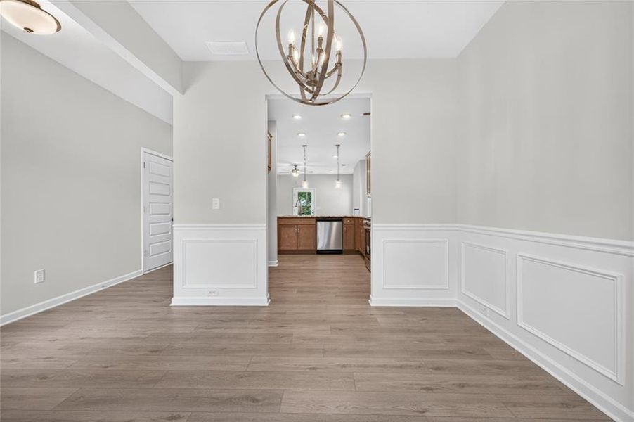 Spacious, unfurnished interior of a new home in Glen at Cave Springs, Douglasville (Image 15).