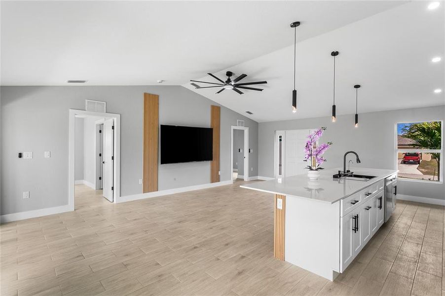 Furnished interior view inside a new home in , Cape Coral (Image 13).