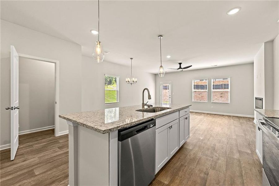 Furnished interior view inside a new home in The Grove At Mundy Mill, Gainesville (Image 5). Furnished interior view inside a new home in The Grove At Mundy Mill, Gainesville (Image 5).