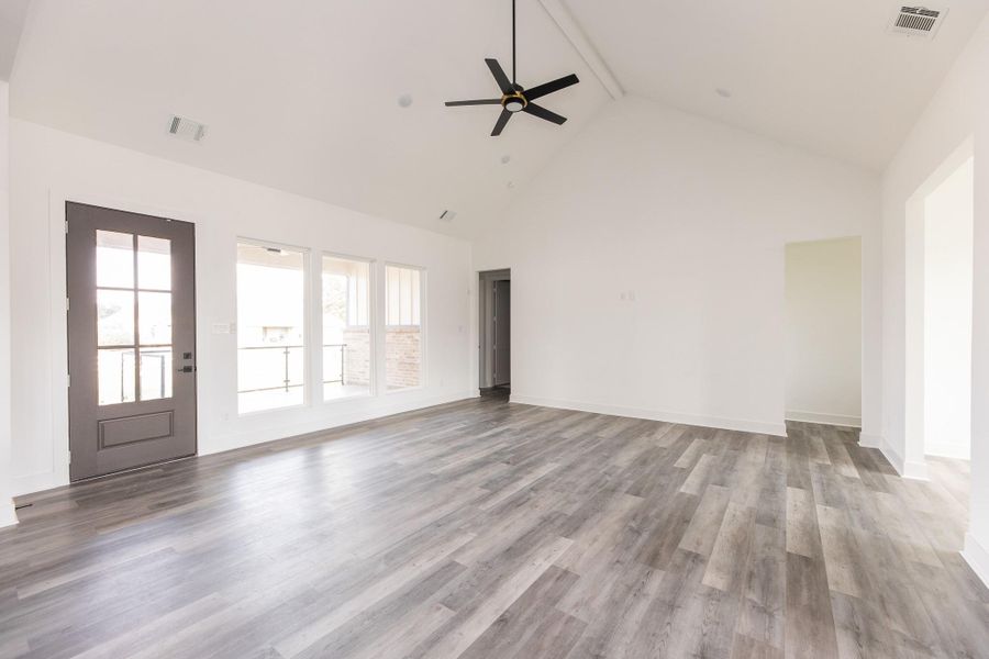 Spacious, unfurnished interior of a new home in , Cypress (Image 36).
