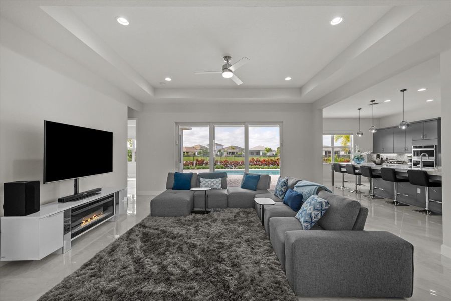 Furnished interior view inside a new home in , The Acreage (Image 34).